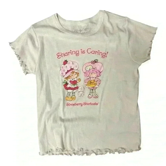 NWT Y2K style baby doll Strawberry Shortcake T shirt size large. - Picture 7 of 9